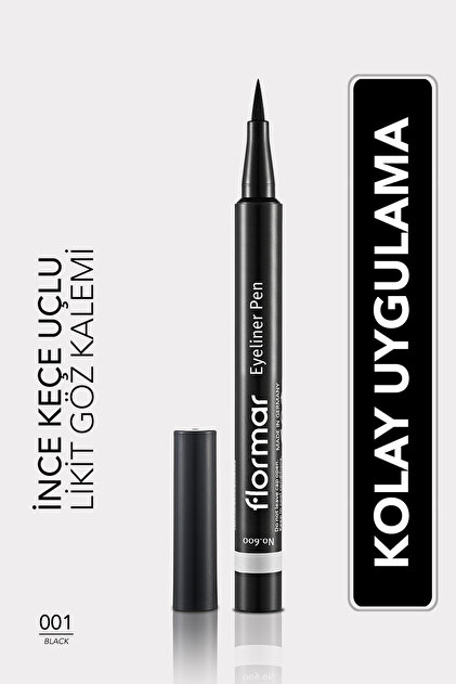 Yarı Mat Bitişli Eyeliner (SİYAH) - Eyeliner Pen - 001 Black - 8690604109609