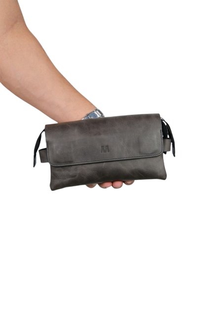 Boliva Genuine Leather Unisex Bag Anthracite (9874)