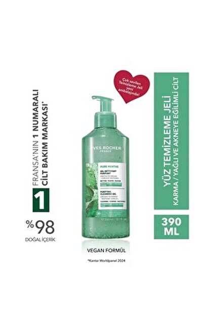 Yves Rocher Antioksidan Yüz Yıkama Jeli-Normal ve Kuru Cilt -Pure