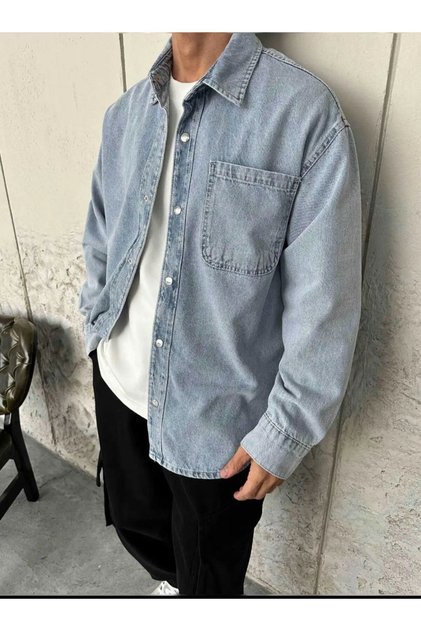 We11 Men's Denim Shirt