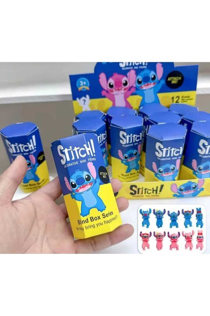 Sonny Angel Serisi - Mini Figür Stitch Temalı Dekoratif Oyuncak (1 ADET)
