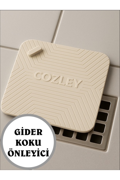Lavabo Koku Giderici Silikon Mat Banyo Mutfak Balkon Gider Tıpası Böcek Önleyici Kapak BEJ