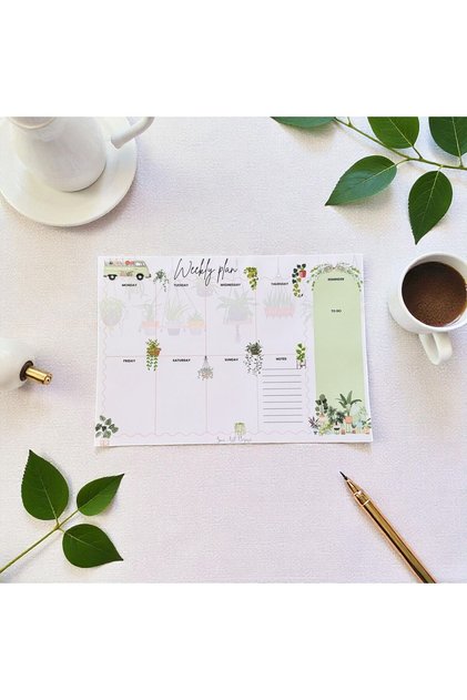 Sukulent Temali Weekly Planner Pull-Out