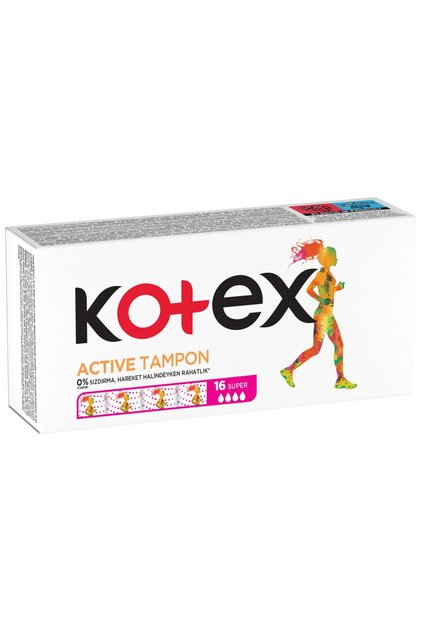 Kotex Active Tampon Süper 16’lı