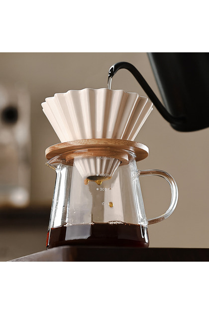 White v60 02 dripper ceramic coffee brewing equipment filter coffee