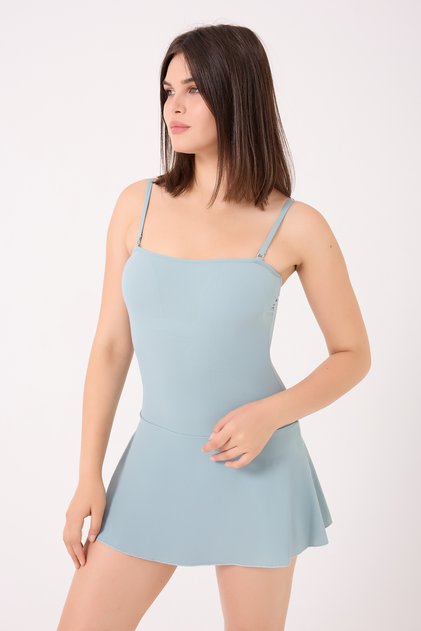 Women's One Piece Shaping / Sculpting Swimsuit with Skirt