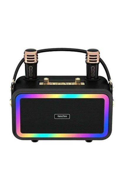 Haino Teko Germany MS133 Portable Bluetooth Wireless Speaker with 2 Wireless Mic