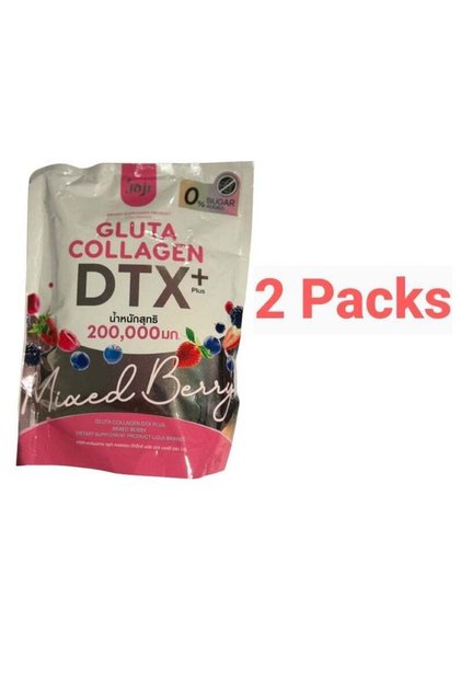2 Packs Gluta Collagen 200,000 mg Supplement 0% Sugar