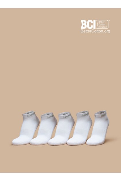 Printed Ankle Length Cushioned Socks - Set of 5