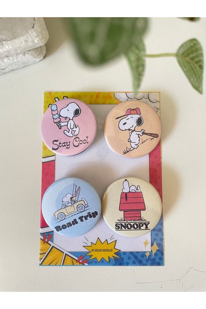 Snoopy Pin Rozet Broş
