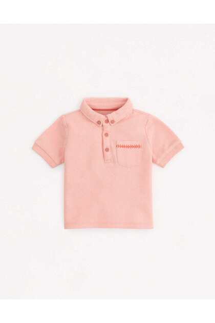 Embroidered Pocket Polo T-Shirt