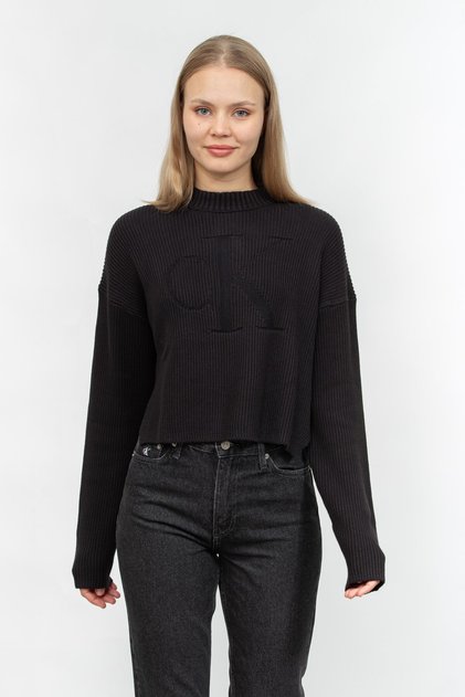 LOGO INTARSIA REGULAR SWEATER