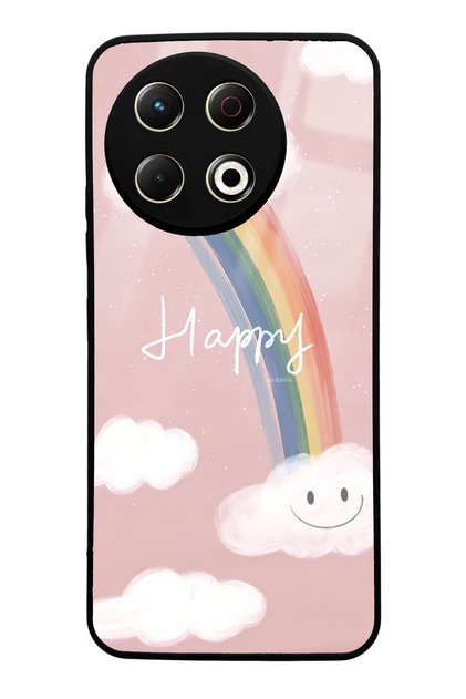 Tecno Spark 30 Pro Compatible Happy Cloud Design Glossy Phone Case