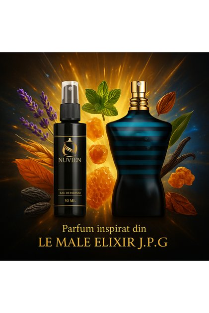 Apa de parfum, 50 ml - 034, inspirat din Le Male Elixir