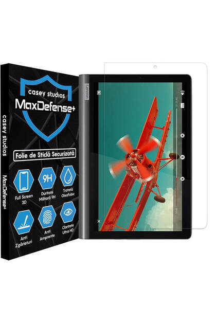 Folie Sticla Lenovo Yoga Smart Tab 10.1", Full Cover 3D, Ultra HD, Anti zgarieturi, Anti socuri