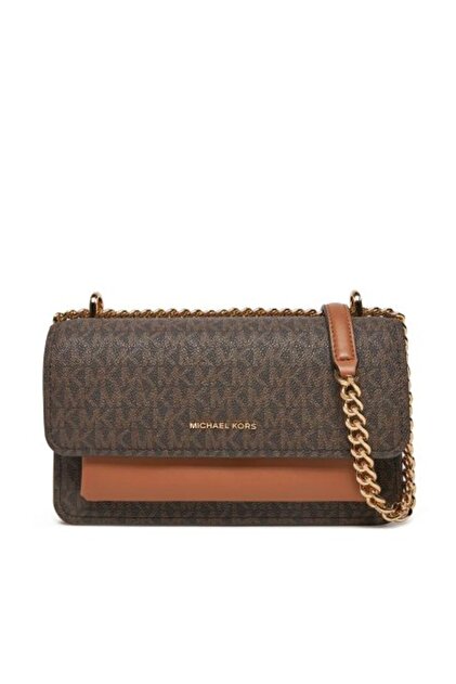 Michael Kors Logolu Çıkarılabilir Mini Cüzdanlı Çanta
