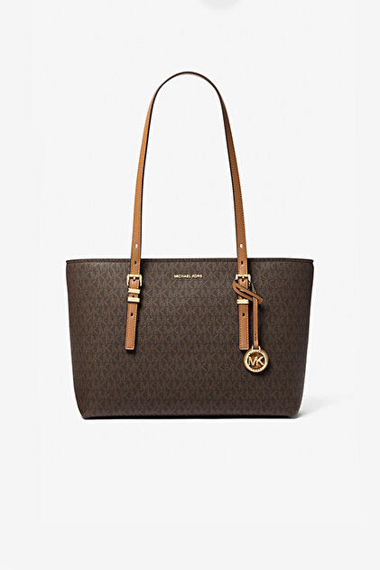 Michael Kors Women's Md Ew Tz Tote Shoulder Bag - Brown- Trendyol