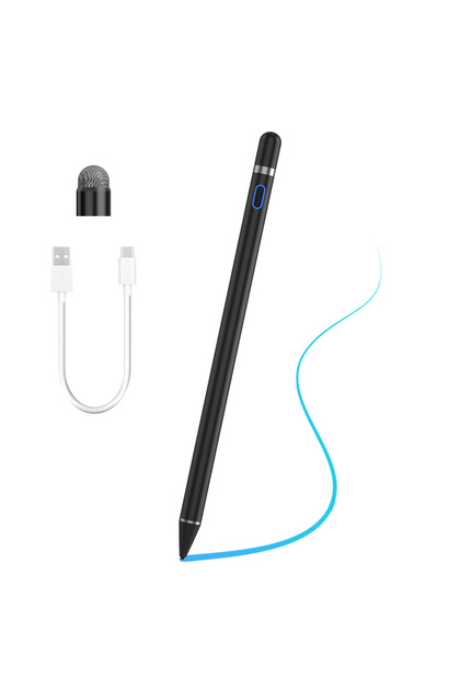 Επαναφορτιζόμενη γραφίδα 2 σε 1 Universal συμβατή με iPad, Android, iPhone Tablets (20102025)