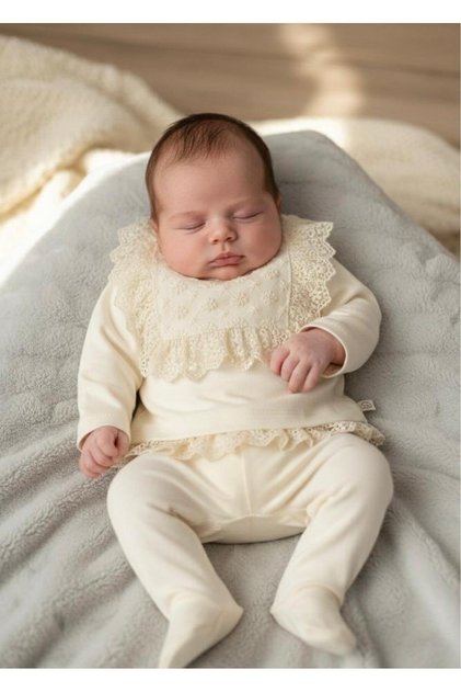 Little Elegance Lace Touch Hospital Release 5-Piece Baby Girl Set