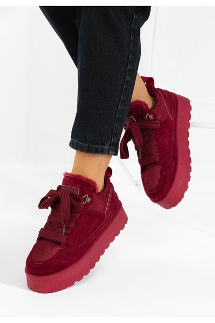 Sneakers cu platformă Isariel grena