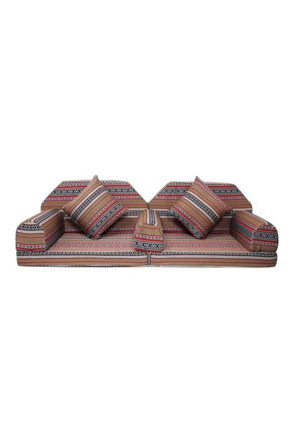 2 Seater 7 Piece Foldable Majlis Sofa Set 1