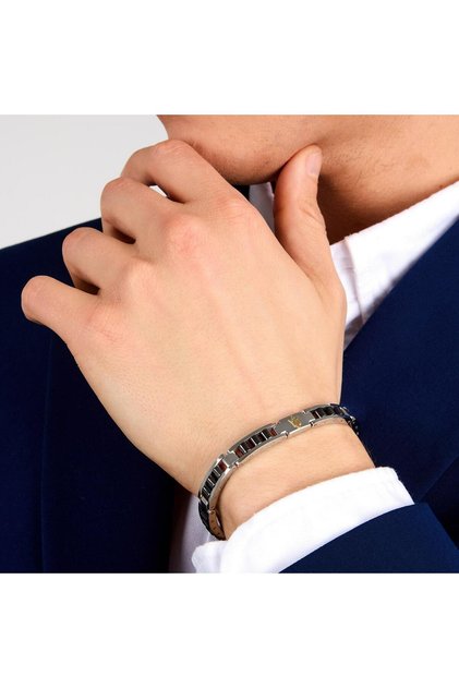 Jm225Atz57 18.2 + 3.5 cm Steel Men's Bracelet