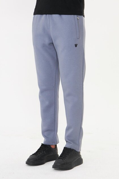 Men's Winter 3 Thread Sweatpants A.Indigo 201302-İ