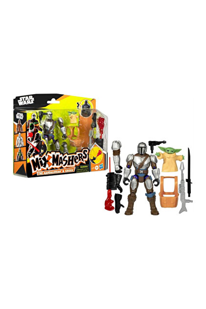 Star Wars Mixmashers Deluxe Figür Mando And Grogu F9481-G0300