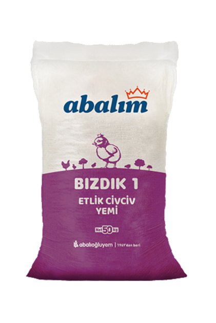 Abalım Bızdık 1 Etlik Civciv Yemi 5KG