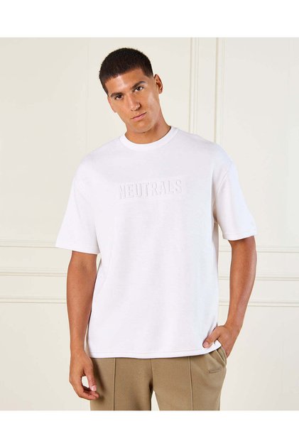 Men White Lounge T-Shirt