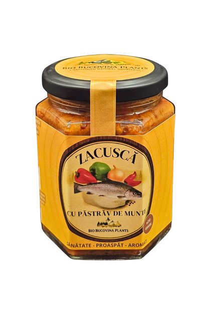 Zacuscă cu păstrăv de munte - 250g