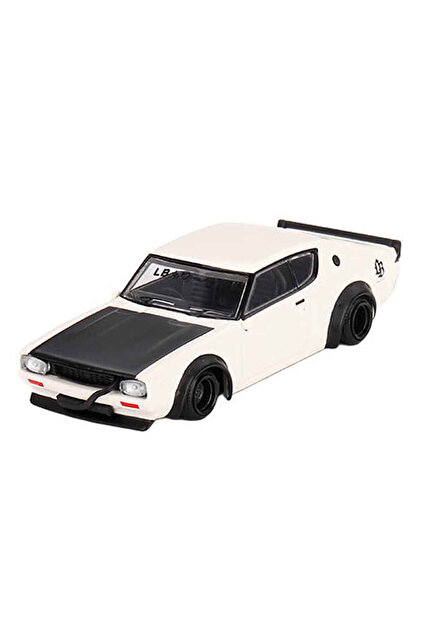 Genel Markalar 1:64 Nissan Skyline Kenmeri Liberty Walk White