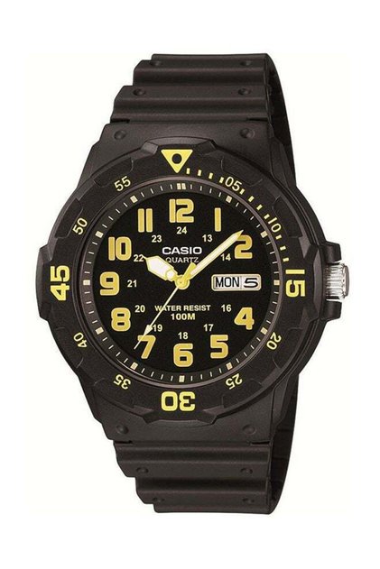 Men's Resin Digital Wrist Watch MRW-200H-9BVDF - 45 mm - Black