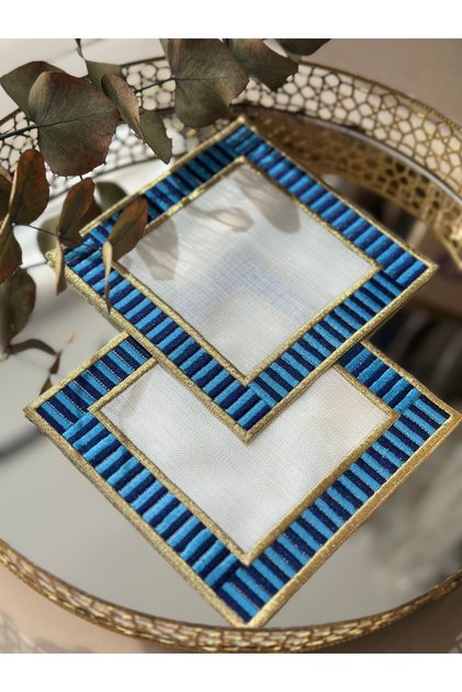 Sibelarthome Pip Studio Patterned Coffee Side Presentation Napkin 2 Pieces