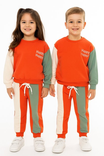 Unisex Children's Top and Bottom Set