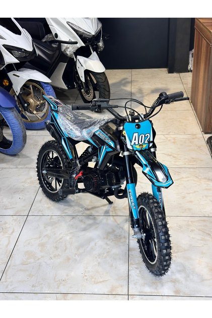 Benzinli MİNİ CROSS 49CC 7-17 YAŞ 95 KĞ TAŞIMA KAPASİTELİ