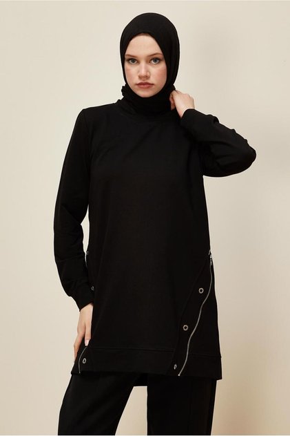 KUŞGÖZÜ DETAYLI EŞOFMAN TUNİK 45981