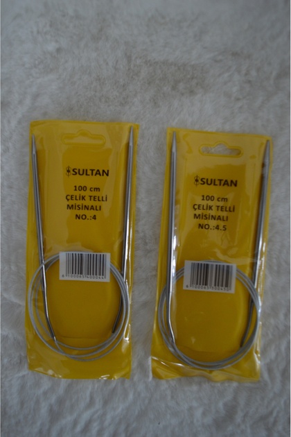 Çelik Telli Misinalı Şiş (100 cm) 4 no – 4,5 no BLM
