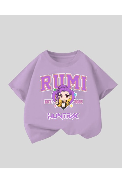 KPop Demon Hunters Kids Design Unisex Oversized T-Shirt