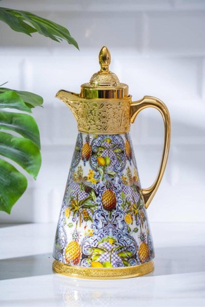 Capri Porcelain Glass Thermos - 1 L
