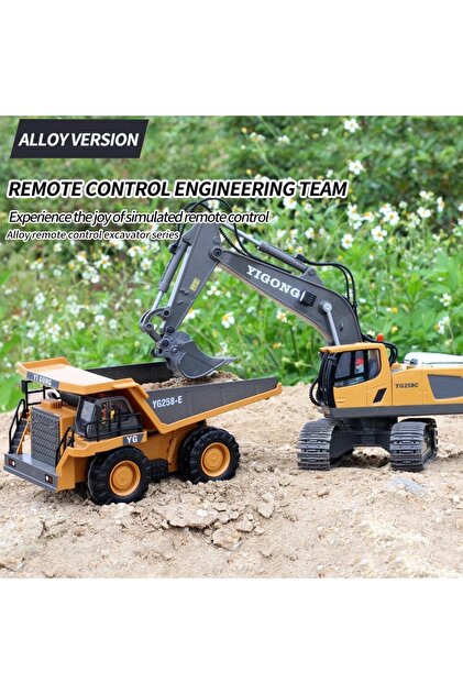 【超特価】YIGONG ラジコン4機セット Online YIGONG 2.4 GHZ UZAKTAN KUMANDALI ŞARJLI METAL EXCAVATÖR VE