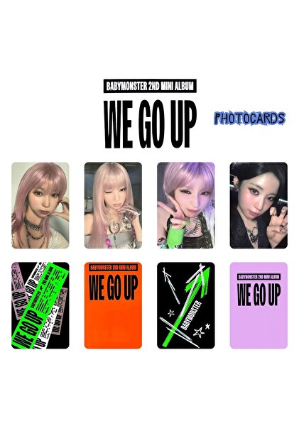 Kpop Dünyasi BABYMONSTER Asa '' WE GO UP '' Photocards Set Kpop Dünyasi BABYMONSTER Asa '' WE GO UP '' Photocards Set