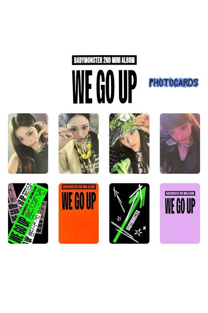 Kpop Dünyasi BABYMONSTER Ruka '' WE GO UP '' Photocards Set