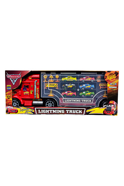 Brother Toys Dev Boy 56 Cm. Metal Araba Taşıyan Şimşek Mcqueen Tır