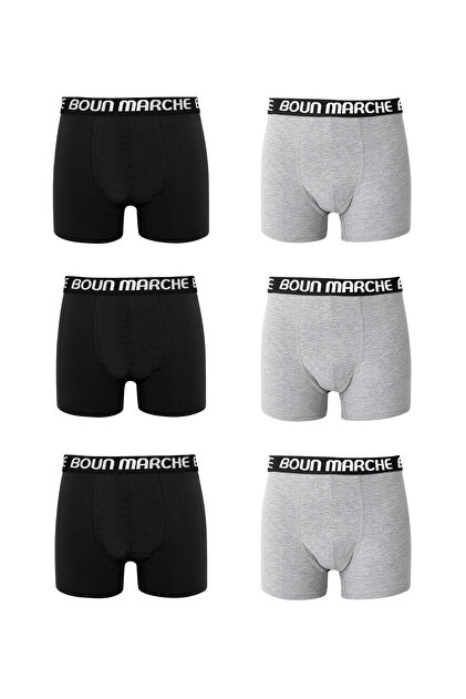 Men's Boxer Stretch Fabric Premium 6-Pack Box Hector