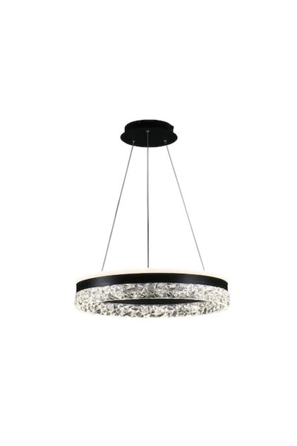 Candelabru LED suspendat cu telecomandă, 3 tipuri de lumină, înălțime reglabilă, negru Model