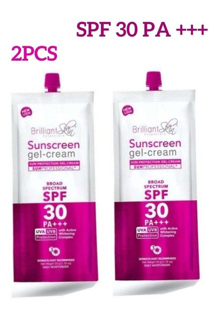2-Piece Gel Cream Sunscreen SPF30 PA+++ - Lightweight, Non-Greasy, Moisturizing