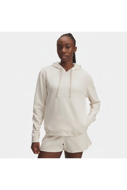 Rival Terry Women's Brown Hooded Sweatshirt