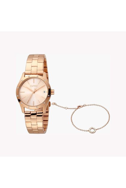 Women's Rose Gold Watch, Stainless Steel Band | Es1l121m0065
