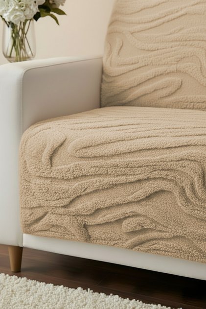 Husă pentru scaun Zen Wellsoft, care acoperă spătarul, șal de protecție pentru scaun în relief (180x220 cm)